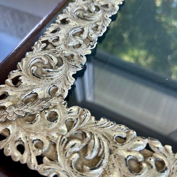 Vintage Ornate Heavyweight Picture Frame 16.5” x 13.5” Intricate Scroll Design - Picture 5 of 15